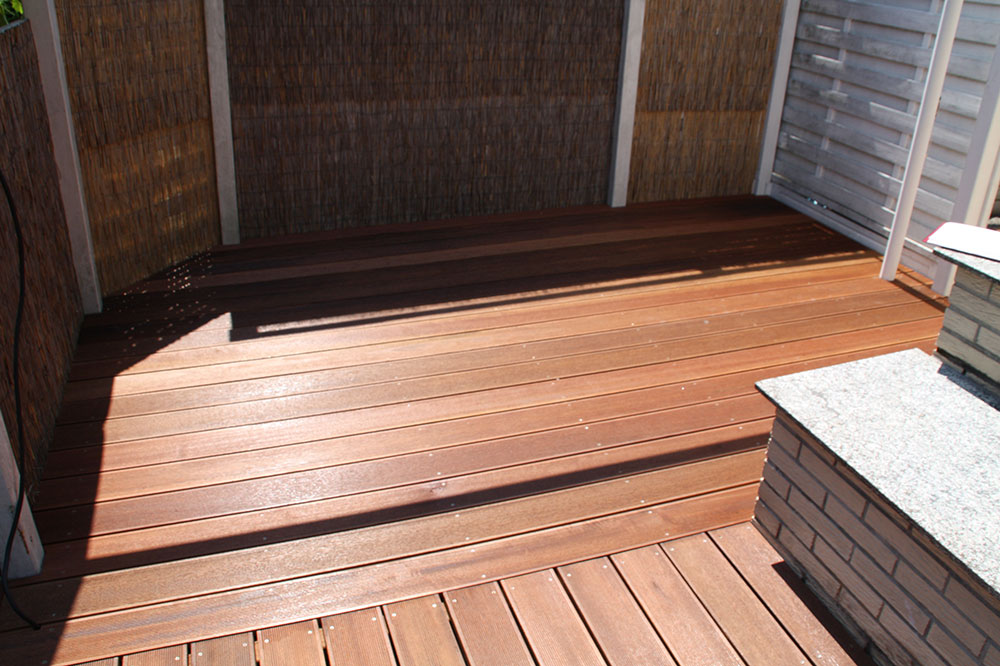 Terrasse danach
